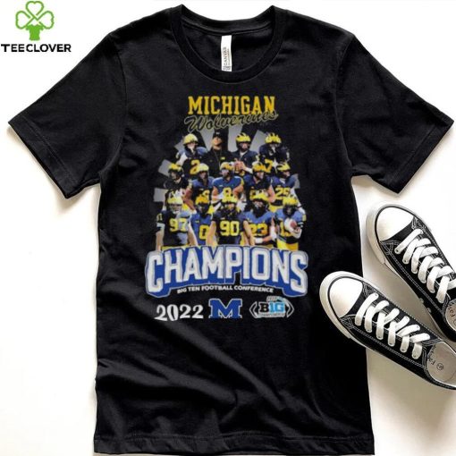 The Michigan Wolverines 2022 Big Ten Football Conference Champions Shirt