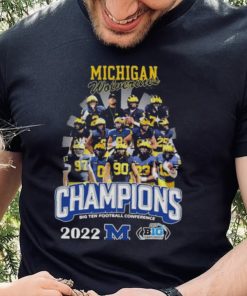 The Michigan Wolverines 2022 Big Ten Football Conference Champions Shirt