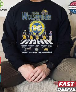 The Michigan Wolverines Abbey Road 145 Years 1879 2024 Thank You For The Memories Signatures Shirt