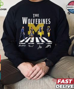 The Michigan Wolverines Abbey Road Jim Harbaugh Blake Corum Roman Wilson And Jj Mccarthy Signatures Shirt 1 The Michigan Wolverines Abbey Road Jim Harbaugh Blake Corum Roman Wilson And Jj Mccarthy Signatures Shirt