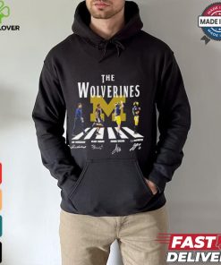 The Michigan Wolverines Abbey Road Jim Harbaugh Blake Corum Roman Wilson And Jj Mccarthy Signatures Shirt 2 The Michigan Wolverines Abbey Road Jim Harbaugh Blake Corum Roman Wilson And Jj Mccarthy Signatures Shirt