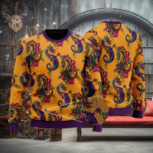 The Mighty Shenron Colorful Artwork DBZ Ugly Sweater
