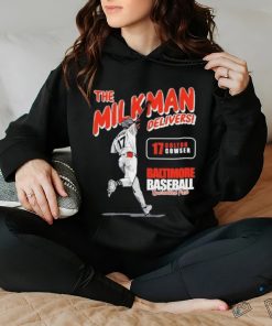 The Milkman Delivers Colton Cowser Baltimore Baseball Guaranteed Fresh hoodie, sweater, longsleeve, shirt v-neck, t-shirt