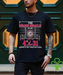 The Milroe Miracle 4th And 31 Alabama Crimson Tide 27 24 Auburn Tigers Shirt