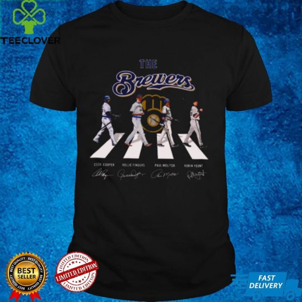 The Milwaukee Brewers Baseball Teams 2021 Abbey Road Signatures Shirt