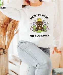 The Mindful Butterflyy take it easy on yourself shirt