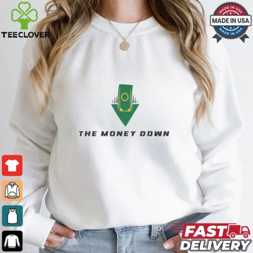 The Money Down Logo A White Shirt