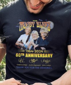 The Moody Blues 1964 2024 60th Anniversary Thank You For The Memories T Shirt