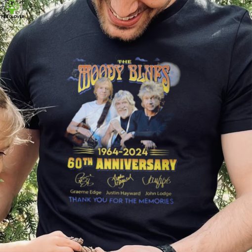 The Moody Blues 1964 2024 60th Anniversary Thank You For The Memories T Shirt