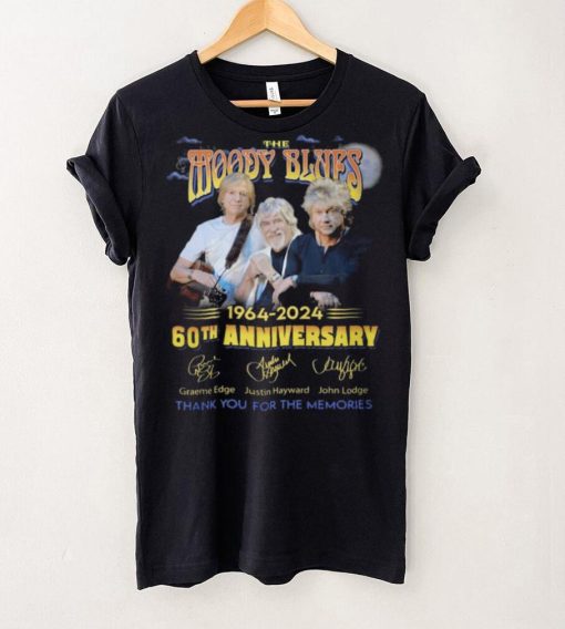 The Moody Blues 1964 2024 60th Anniversary Thank You For The Memories T Shirt