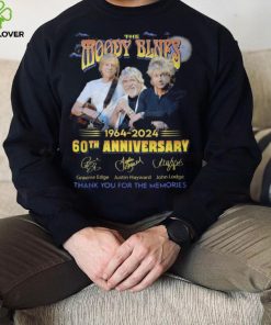 The Moody Blues 1964 2024 60th Anniversary Thank You For The Memories T Shirt