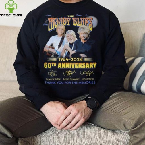 The Moody Blues 1964 2024 60th Anniversary Thank You For The Memories T Shirt