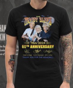 The Moody Blues 1964 2024 60th Anniversary Thank You For The Memories T Shirt