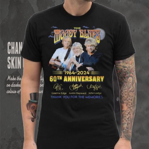 The Moody Blues 1964 2024 60th Anniversary Thank You For The Memories T Shirt