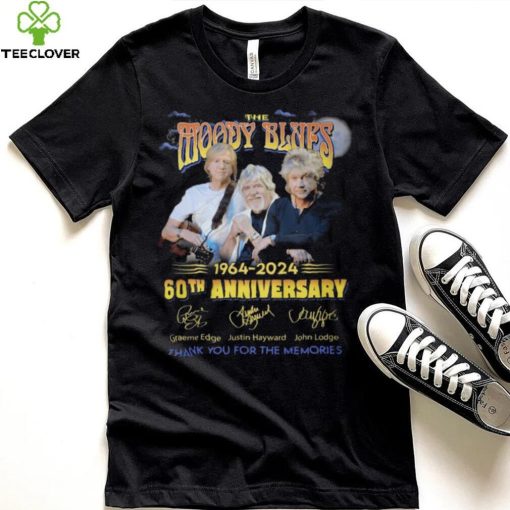 The Moody Blues 1964 2024 60th Anniversary Thank You For The Memories T Shirt