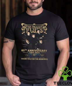 The Moody Blues 60th Anniversary 1964 2024 Thank You For The Memories T Shirt
