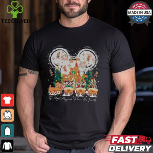 The Most Magical Place On Earth Disneyland Christmas Shirt