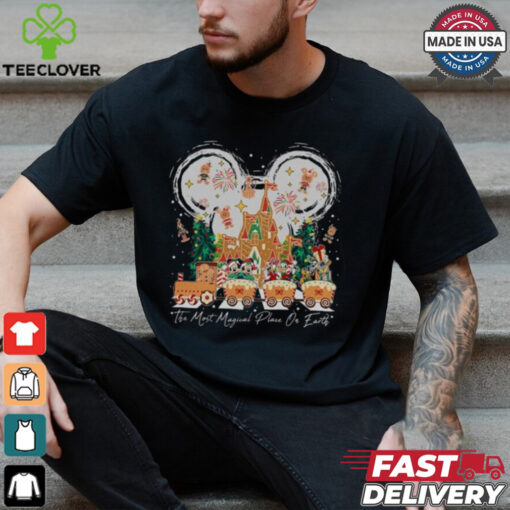 The Most Magical Place On Earth Disneyland Christmas Shirt