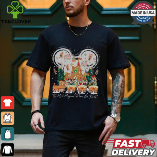 The Most Magical Place On Earth Disneyland Christmas Shirt