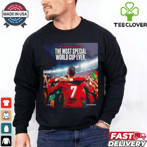 The Most Special World Cup Ever Cristiano Ronaldo 2030 World Cup Portugal poster shirt