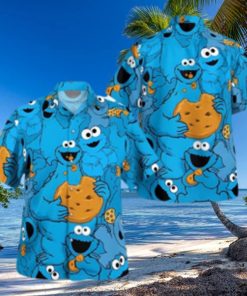 The Muppet Cookie Monster Summer Hawaiian Shirt
