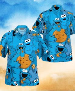 The Muppet Cookie Monster Summer Hawaiian Shirt