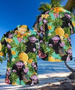 The Muppet Count Von Count Summer Pineapple Tropical Hawaiian Shirt