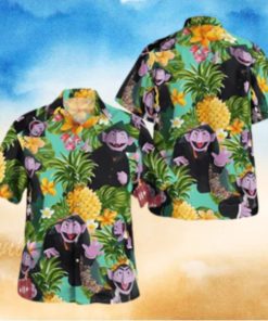 The Muppet Count Von Count Summer Pineapple Tropical Hawaiian Shirt