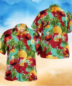 The Muppet Elmo Pineapple Tropical Summer Hawaiian Shirt