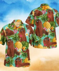 The Muppet Mr Snuffleupagus Pineapple Summer Hawaiian Shirt