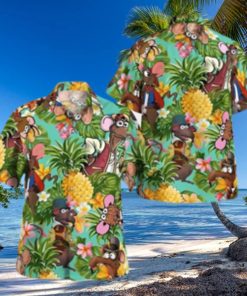 The Muppet Rizzo The Rat Pineapple Tropical Summer Hawaiian Shirt