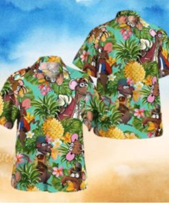The Muppet Rizzo The Rat Pineapple Tropical Summer Hawaiian Shirt