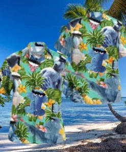 The Muppet Sam The Eagle Pineapple Tropical Summer Hawaiian Shirt