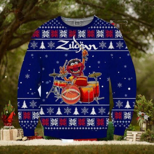 The Muppet Show Christmas Holidaywear Knitted AOP Sweater For Thanksgiving