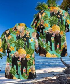 The Muppet Statler And Waldorf Pineapple Tropical Summer Hawaiian Shirt
