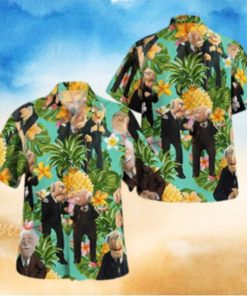 The Muppet Statler And Waldorf Pineapple Tropical Summer Hawaiian Shirt