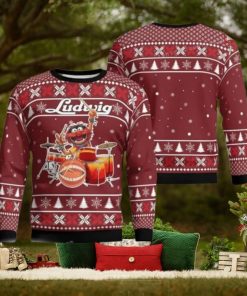 The Muppets Drummer Ludwig Christmas Ugly Sweater Party