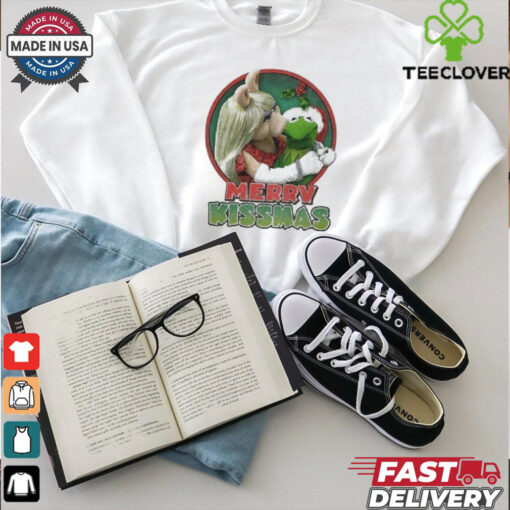 The Muppets Kermit Miss Piggy Merry Kissmas Shirt