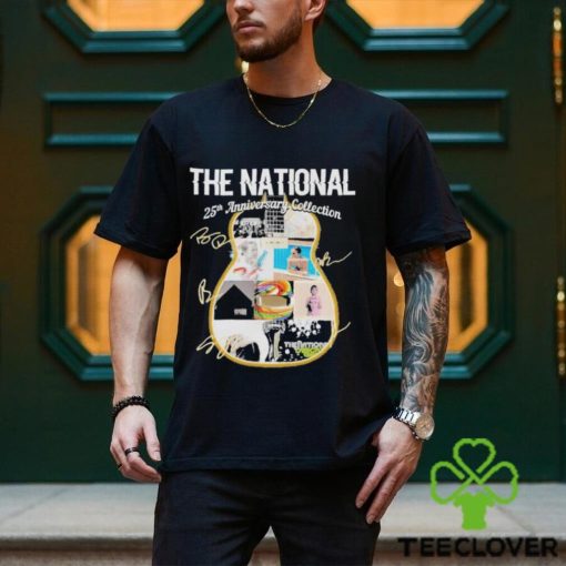 The National Band 25th anniversary Collection Guitar Signatures Shirt