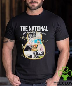 The National Band 25th anniversary Collection Guitar Signatures Shirt