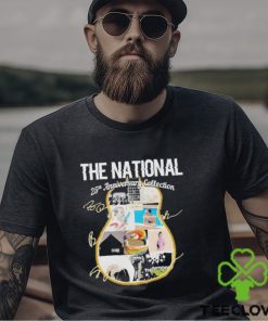 The National Band 25th anniversary Collection Guitar Signatures Shirt