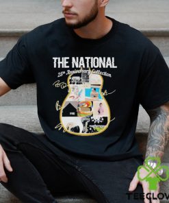 The National Band 25th anniversary Collection Guitar Signatures Shirt