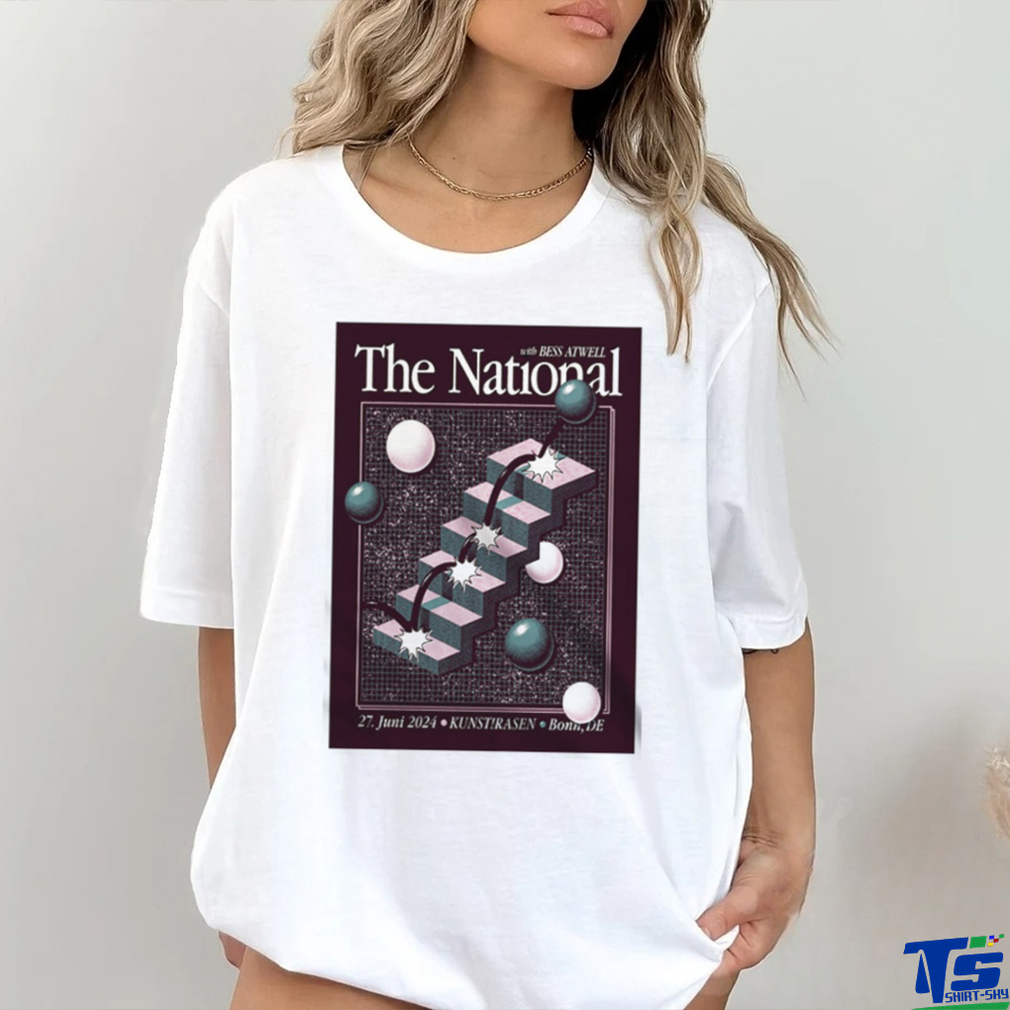 The National June 27 2024 Kunst Rasen Bonn DE Tour T Shirt The National June 27 2024 Kunst Rasen Bonn DE Tour T Shirt