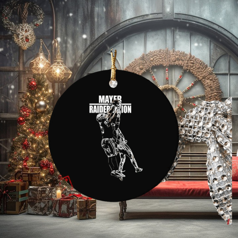 The Nations Mayer Las Vegas Raiders Ornament Custom Name The Nations Mayer Las Vegas Raiders Ornament Custom Name