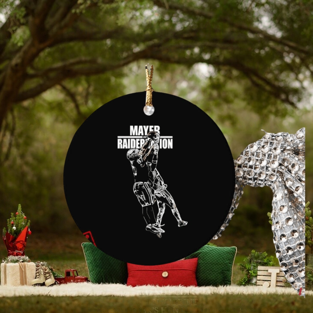 The Nations Mayer Las Vegas Raiders Ornament Custom Name The Nations Mayer Las Vegas Raiders Ornament Custom Name