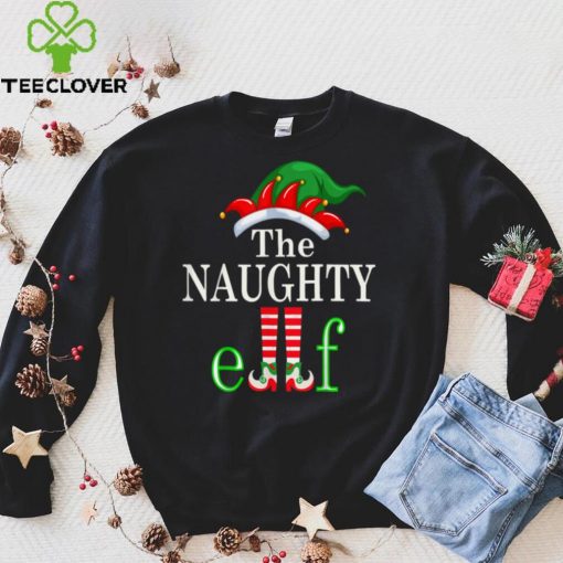 The Naughty Elf Family Matching Group Christmas Pajama T Shirt