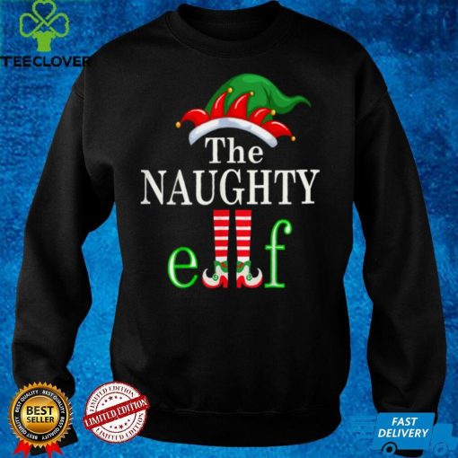 The Naughty Elf Family Matching Group Christmas Pajama T Shirt