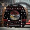 Let It Snow Alien Santa Ugly Christmas Sweater