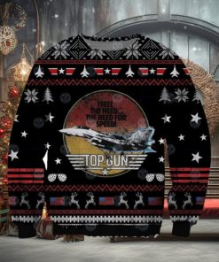 The Need for Speed Top Gun Ugly Christmas Sweater