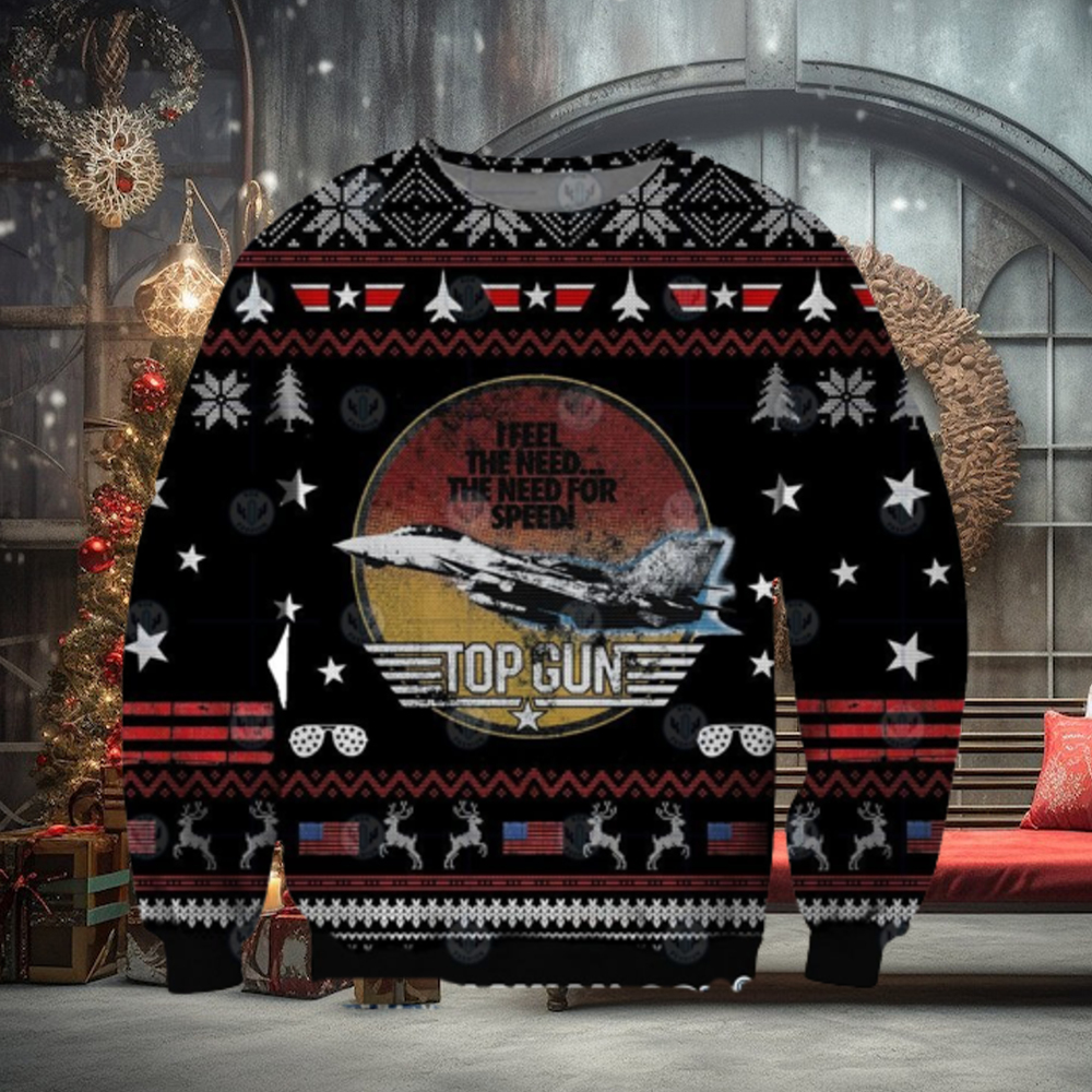 The Need for Speed Top Gun Ugly Christmas Sweater The Need for Speed Top Gun Ugly Christmas Sweater